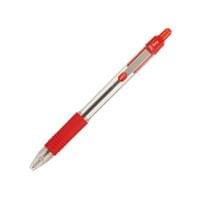 Zebra Химикалка Z-Grip, прозрачна, 1.0 mm, червена - 1