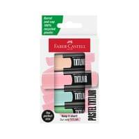 Faber-Castell Текст маркер TXTLNR, мини, пастелен, 4 цвята - 1