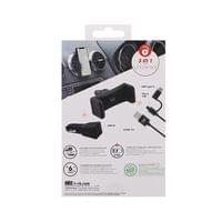 Комплект TNB Incar, 3 в 1, зарядно и стойка за кола, USB Type-C/Micro USB - 5 Комплект TNB Incar, 3 в 1, зарядно и стойка за кола, USB Type-C/Micro USB - 5