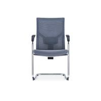 Посетителски стол RFG Snow Black M, дамаска и меш, до 120 kg, светлосива... - 4