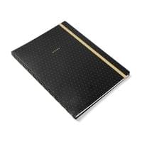 Filofax Тефтер Moonlight, А4, черен - 2