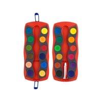 Faber-Castell Акварелни бои Connector, 24 цвята, червена... - 2