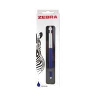 Zebra Химикалка 901, метална, в кутия, 0.7 mm, синя - 2