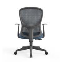 Офис стол RFG Smarter W, дамаска и меш, до 120 kg, тъмносиня седалка,... - 4