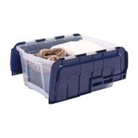 Fellowes Кутия за съхранение, с панти и капак, 55 L - 2