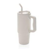 Термочаша Embrace, метална, с капак, 900 ml, бежова - 1 Термочаша Embrace, метална, с капак, 900 ml, бежова - 1