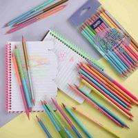 Цветни моливи Junior Ultra Dual, двойни, 24 пастелни цвята - 2