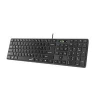 Клавиатура Genius Slimstar 126, с кабел 1.4 m, кирилизирана, USB, черна - 2 Клавиатура Genius Slimstar 126, с кабел 1.4 m, кирилизирана, USB, черна - 2