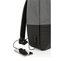 Swiss Peak Раница за лаптоп Anti-Teft, с RFID защита, 15.6'', сиво-черна - 6 Swiss Peak Раница за лаптоп Anti-Teft, с RFID защита, 15.6'', сиво-черна - 6