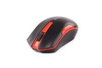 Мишка A4Tech V-Track G3-200N, безжична, AA, черно-червена - 3
