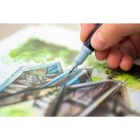 Faber-Castell Маркер Goldfaber Sketch - Arhitect, 6 броя - 2 Faber-Castell Маркер Goldfaber Sketch - Arhitect, 6 броя - 2