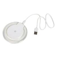 TOPS Безжична зарядна на станция Induction, прозрачна/бяла - 1