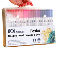 Foska Маркер-четка Brush Pen, 100 цвята - 3