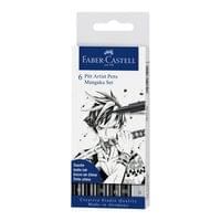 Faber-Castell Маркер Pitt Manga Mangaka, 6 броя - 1