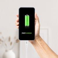 Зарядно устройство TNB, с кабел, USB-C, 2.4A, 1 m, бяло, USB Type-C - 2