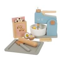 Small Foot Миксер Tasty, с аксесоари, дървен, 19 х 12 х 20 cm - 1
