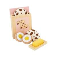 Small Foot Миксер Tasty, с аксесоари, дървен, 19 х 12 х 20 cm - 3