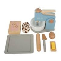 Small Foot Миксер Tasty, с аксесоари, дървен, 19 х 12 х 20 cm - 4