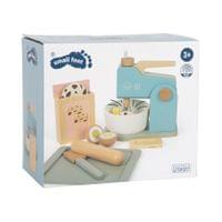 Small Foot Миксер Tasty, с аксесоари, дървен, 19 х 12 х 20 cm - 6