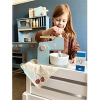 Small Foot Миксер Tasty, с аксесоари, дървен, 19 х 12 х 20 cm - 8