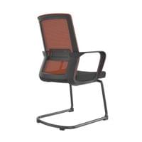 Посетителски стол RFG Smart M, дамаска и меш, до 120 kg, черна седалка,... - 2