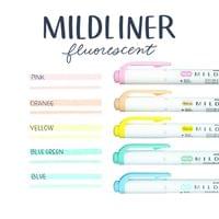 Zebra Текст маркер Mildliner Fluorescent, двоен, 5 цвята - 2 Zebra Текст маркер Mildliner Fluorescent, двоен, 5 цвята - 2