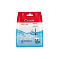 Оригинален патрон Canon CLI-521, 505 страници/5%, Cyan - 1 Оригинален патрон Canon CLI-521, 505 страници/5%, Cyan - 1