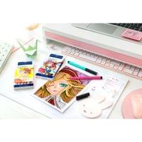 Faber-Castell Маркер Pitt Manga Shojo, 6 броя - 2