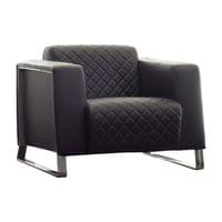 Фотьойл RFG Zelda, екокожа, черна седалка, черна облегалка - 1