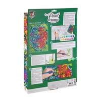 Moxy Платно за оцветяване Лъв, по номера, с четки и бои - 2