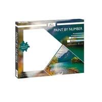 Nassau Комплект рисуване по номера Пейзаж, с 24 бои и 4... - 1