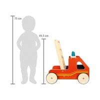 Small Foot Проходилка Пожарна, детска, дървена, 48 х 40 х 49.5 cm - 7