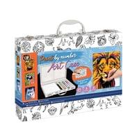 Moxy Рисуване по номера, в куфарче, с 3 четки - 1