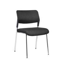 Посетителски стол RFG Evo 4L M, текстил, метална основа, до 120 kg,... - 1