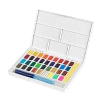 Faber-Castell Акварелни бои, в кутия - палитра, 36 цвята - 1