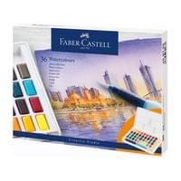 Faber-Castell Акварелни бои, в кутия - палитра, 36 цвята - 2 Faber-Castell Акварелни бои, в кутия - палитра, 36 цвята - 2