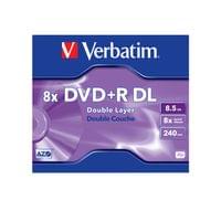 DVD+R Verbatim Dual Layer, двуслоен, 8.5 GB, 8x, AZO покритие - 1