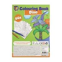 Moxy Книжка за оцветяване Динозавър, А5, 64 страници - 2
