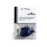 Durable Ретрактор Style, ролетен държач за бадж, с кука,... - 2