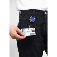 Durable Ретрактор Style, ролетен държач за бадж, с кука,... - 4