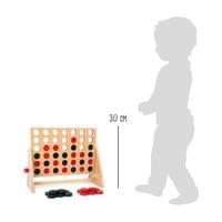 Small Foot Игра 4 в редица, дървена - 3