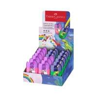 Faber-Castell Острилка Еднорог и динозавър, двойна, 18 броя - 1