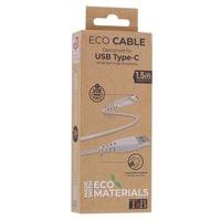 Кабел TNB Eco, USB/USB Type C, 1.5 m, USB-A, USB-C - 2