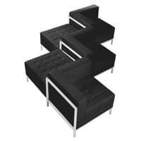 Табуретка RFG Neo, квадратна, екокожа, 700 х 700 х 450... - 28