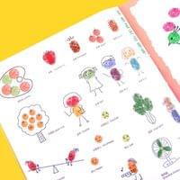 Beifa Боя за рисуване с пръсти, 6 цвята - 2