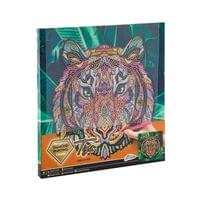 Moxy Платно за рисуване Тигър, с мъниста, 30 х 30 cm - 1