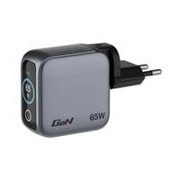 Зарядно устройство Verbatim Mini, GaN, 65 W, сиво - 3 Зарядно устройство Verbatim Mini, GaN, 65 W, сиво - 3