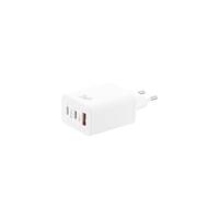 Зарядно за телефон TNB, 2 х USB Type-C, 1 х USB Type-A, 65 W, бяло - 3