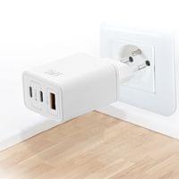 Зарядно за телефон TNB, 2 х USB Type-C, 1 х USB Type-A, 65 W, бяло - 4