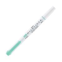 Zebra Текст маркер Mildliner Fluorescent, двоен, синьо-зелен - 2